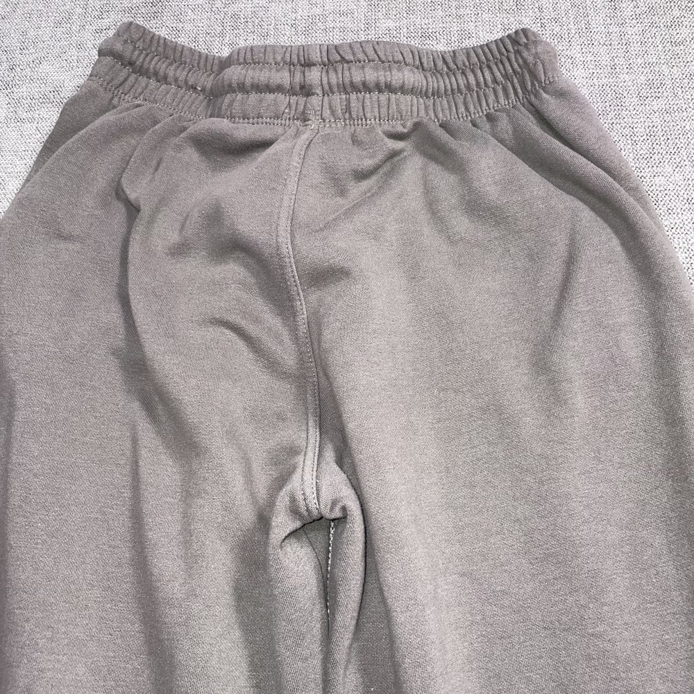 H&M Regular Fit Sweatpants Mens XS Brown Fleece Tapered Joggers Drawstring - Picture 11 of 12